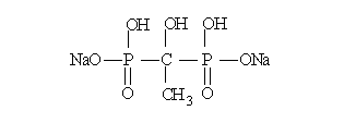 羥基乙叉二膦酸鈉(HEDP·Na)結(jié)構(gòu)式
